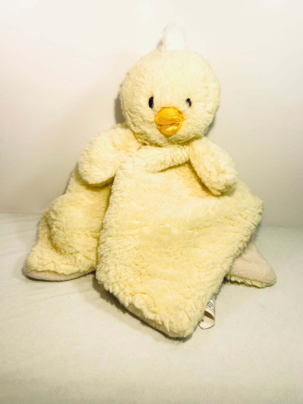 Yellow Ducky Fluffy Lovely Kellytoy rattle soft